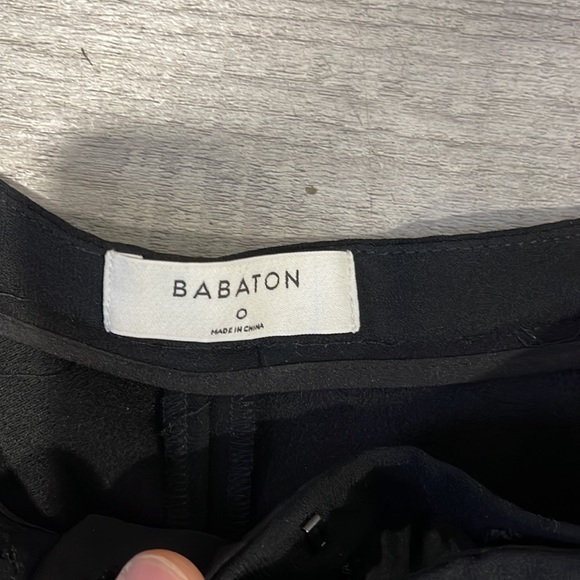 thin black pants